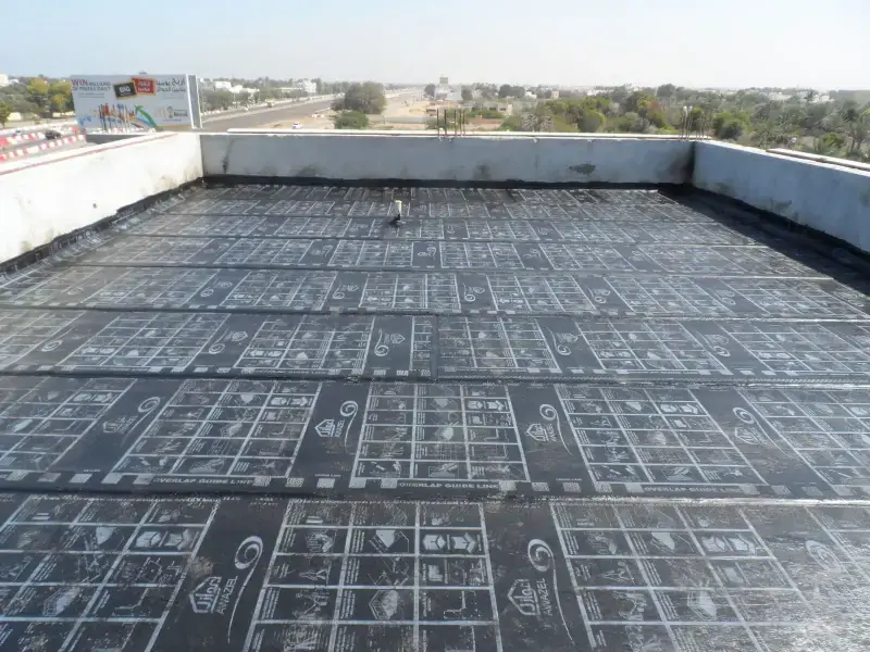 مشروع عزل مائي لفيلا سكنية