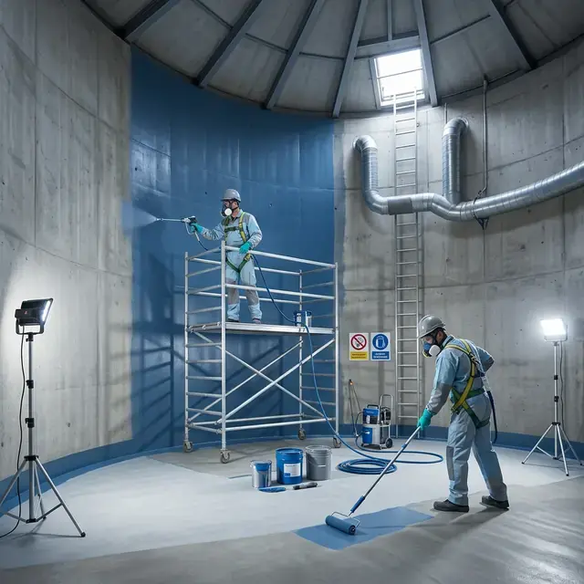 عزل الإيبوكسي للخزانات