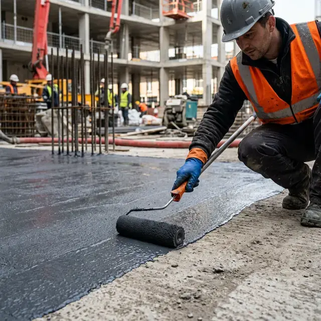 العزل المائي بيتومين وإسمنتي